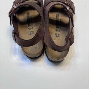 Birkenstock Dark Brown Double-Strap Sandals